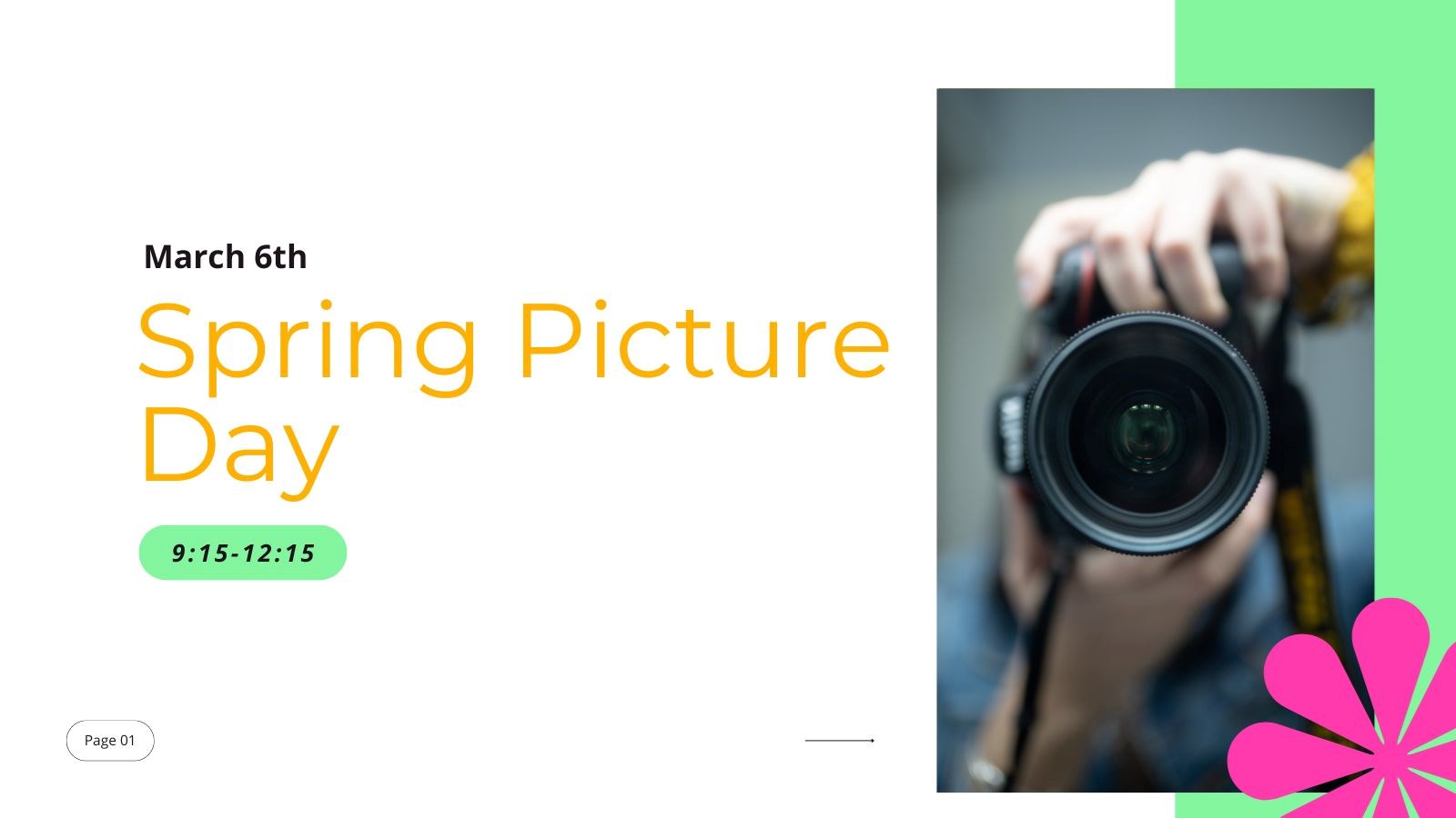 Spring Picture Day March 6th